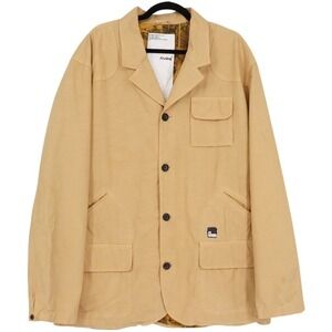 Burton Analog Men's Auger Street Utility Blazer Jacket Size XL Tan Canvas Casual